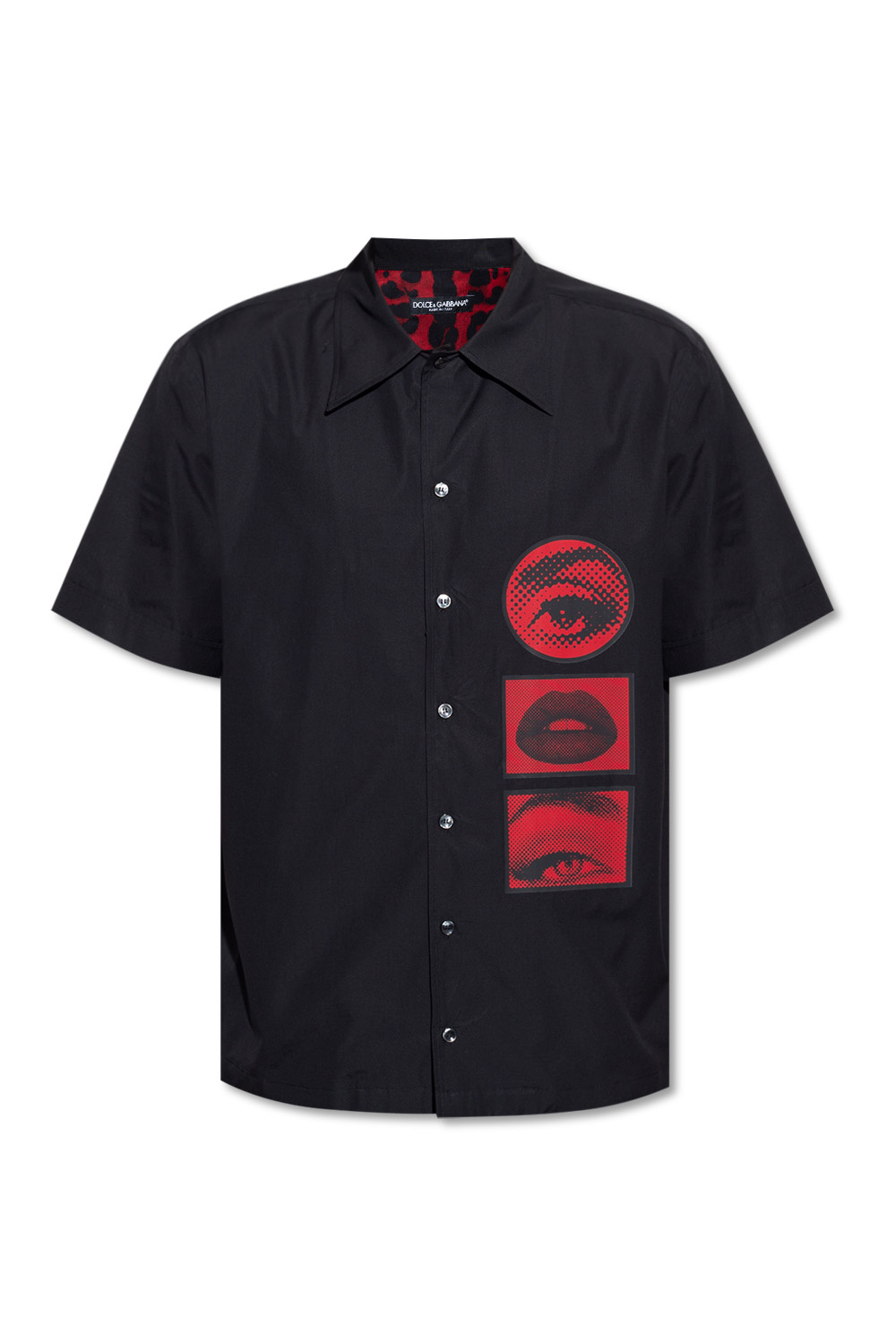 Dolce and gabbana short best sale sleeve shirt